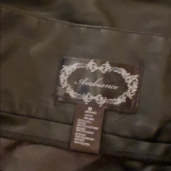 Black Faux Leather Mini Skirt - Picture 3 of 3